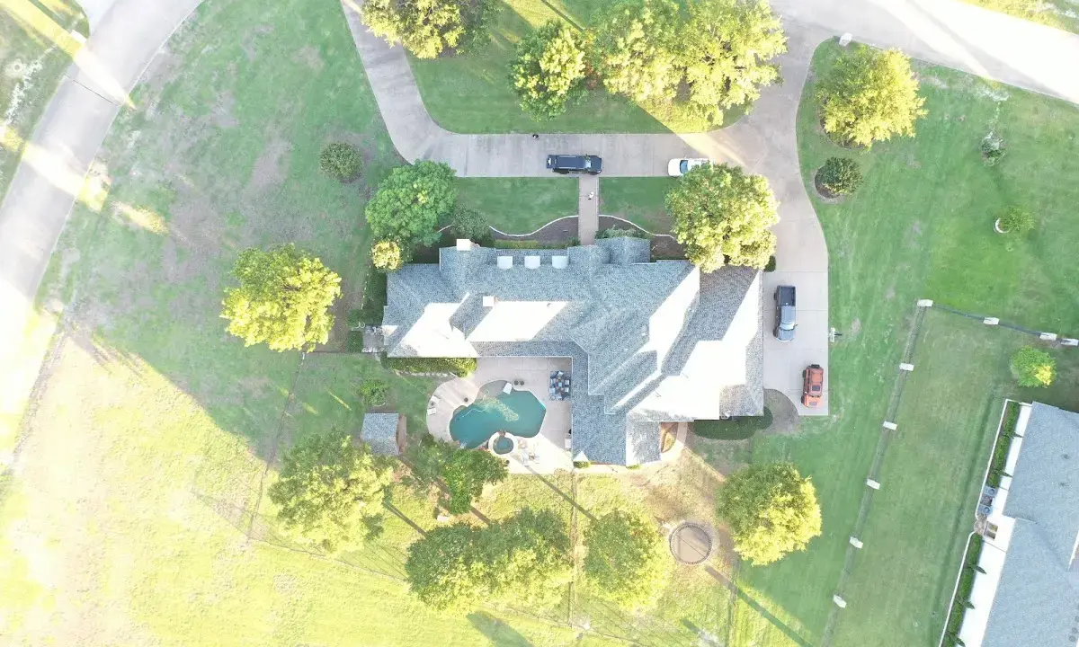 New shingle roof installation on a home in Bainbridge